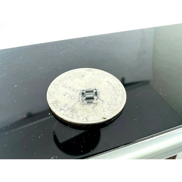 GIA Certified Loose Diamond 0.78ct I VVS2 Emerald Shape For an Engagemen… - Picture 7 of 12